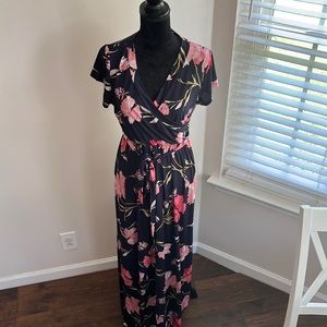 Floral Maxi Dress - Size 1x